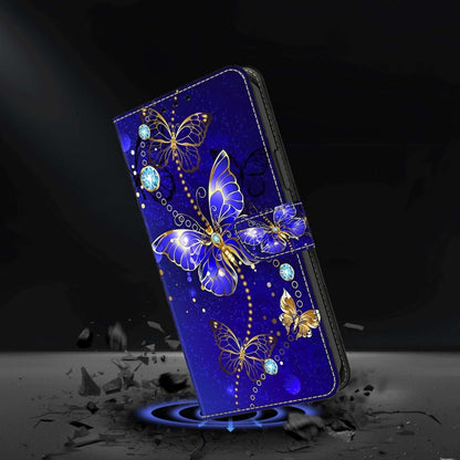 For Xiaomi Redmi Note 8 Pro Crystal 3D Shockproof Protective Leather Phone Case(Diamond Butterfly) - Xiaomi Cases by buy2fix | Online Shopping UK | buy2fix