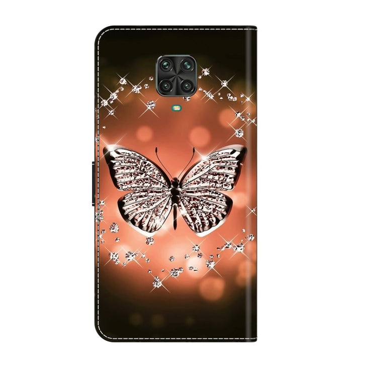 For Xiaomi Redmi Note 9 Pro Crystal 3D Shockproof Protective Leather Phone Case(Crystal Butterfly) - Xiaomi Cases by buy2fix | Online Shopping UK | buy2fix