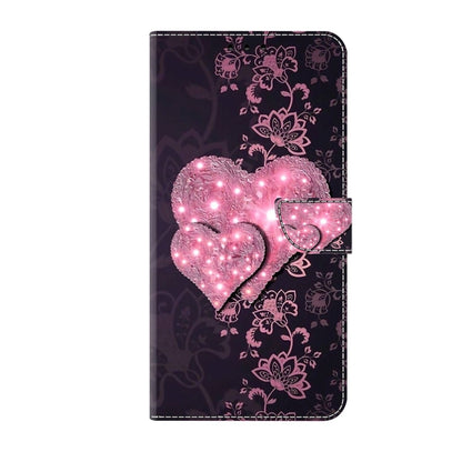 For Xiaomi 13 Pro Crystal 3D Shockproof Protective Leather Phone Case(Lace Love) - 13 Pro Cases by buy2fix | Online Shopping UK | buy2fix