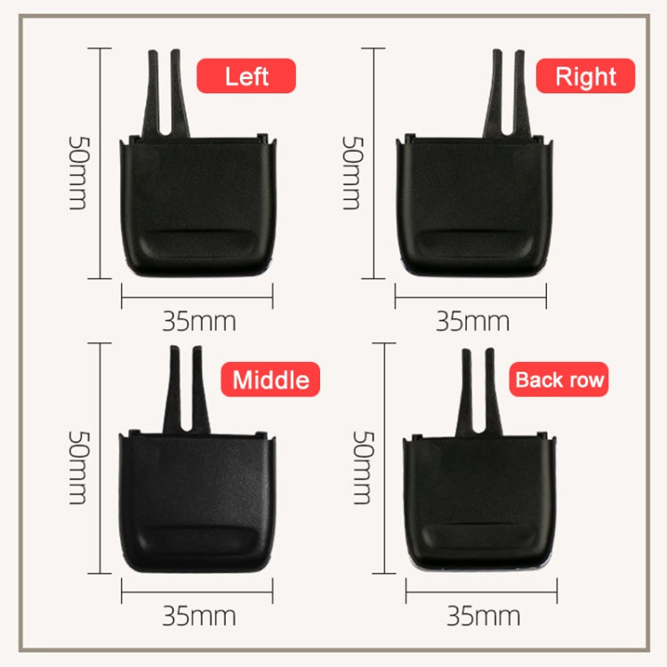 For Porsche Panamera Left Driving Car Air Conditioning Air Outlet Paddle, Type:Middle - Air Conditioning System by buy2fix | Online Shopping UK | buy2fix