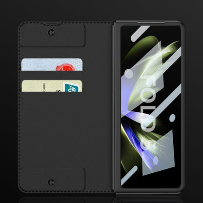 For Samsung Galaxy Z Fold5 GKK Armor Flip Leather Phone Case with Pen Slots(Night Green) - Galaxy Z Fold5 Cases by GKK | Online Shopping UK | buy2fix