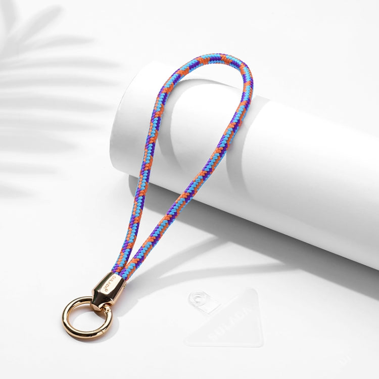 SULADA Multifunctional Universal Mobile Phone Wrist Lanyard(Orange Blue) - Lanyards & Wrist Straps by SULADA | Online Shopping UK | buy2fix