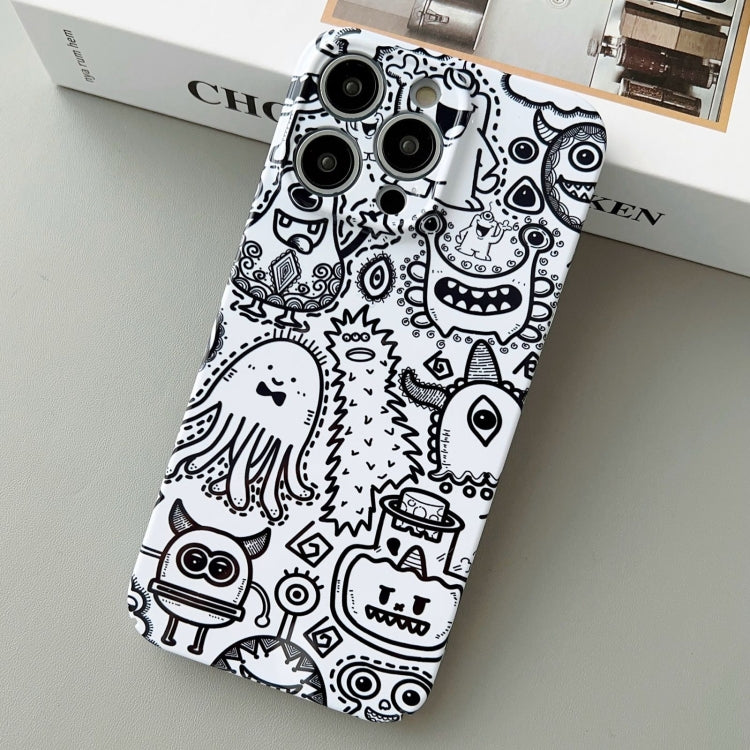 For iPhone 11 Pro Max Painted Pattern Precise Hole PC Phone Case(Bottle Monster) - iPhone 11 Pro Max Cases by buy2fix | Online Shopping UK | buy2fix