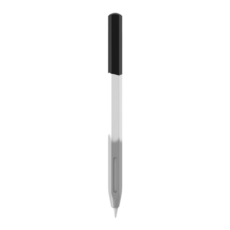 For Apple Pencil 2 LOVE MEI Rainbow Liquid Silicone Protective Pen Case(Black) - Pencil Accessories by LOVE MEI | Online Shopping UK | buy2fix