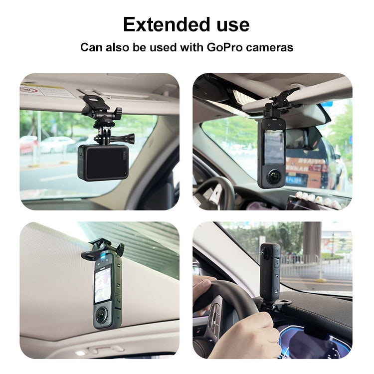 Car Sun Visor Bracket Type B Phone Clamp Mount - Car Holders by buy2fix | Online Shopping UK | buy2fix