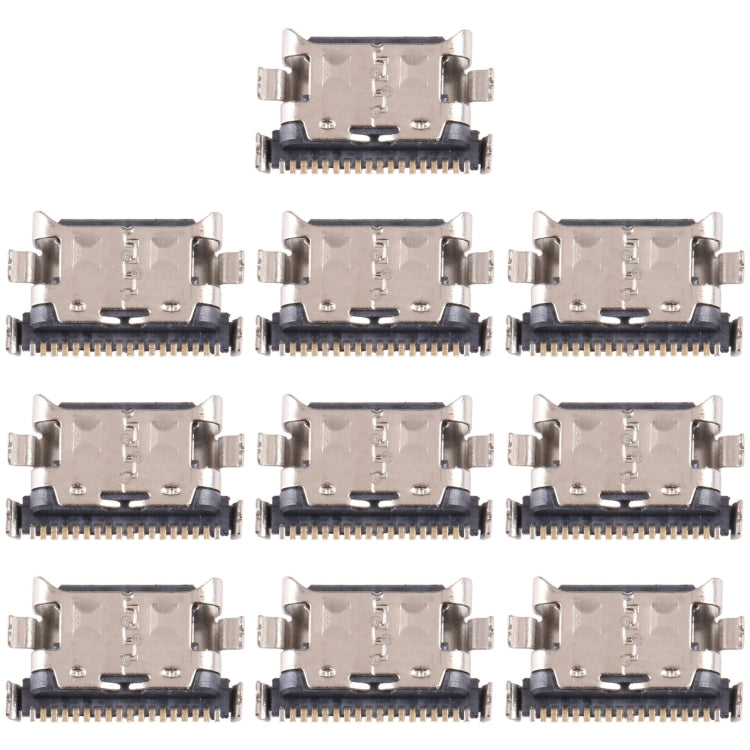 For Samsung Galaxy M13 5G SM-M136 10 PCS Charging Port Connector - Single Tail Connector by buy2fix | Online Shopping UK | buy2fix