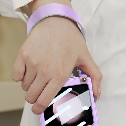For Samsung Galaxy Z Flip5 GKK Ultra-thin Handbag Phone Case(White) - Galaxy Z Flip5 Cases by GKK | Online Shopping UK | buy2fix