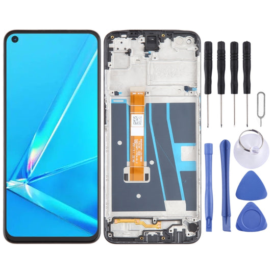 For OPPO A92 4G OEM LCD Screen Digitizer Full Assembly with Frame - LCD Screen by buy2fix | Online Shopping UK | buy2fix