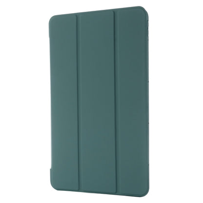 For Huawei Matepad 10.4 GEBEI Shockproof Horizontal Flip Leather Case with Three-folding Holder(Dark Green) - Huawei by GEBEI | Online Shopping UK | buy2fix