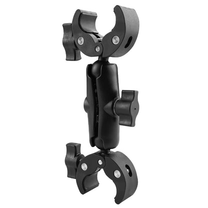 Motorcycle Dual-heads Crabs Clamps Handlebar Fixed Mount, Length:22cm - Mount & Holder by buy2fix | Online Shopping UK | buy2fix