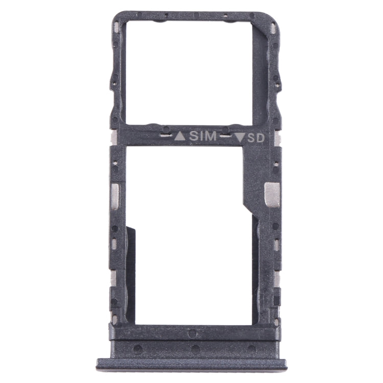 For TCL 40 XE Original SIM + Micro SD Card Tray(Black) - For TCL by buy2fix | Online Shopping UK | buy2fix