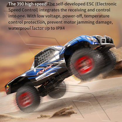 JJR/C Q39A 2.4G Four-wheel Drive High-speed Climbing Carbon Brush Motor RC Off-road Vehicle(Blue) - RC Cars by JJR/C | Online Shopping UK | buy2fix