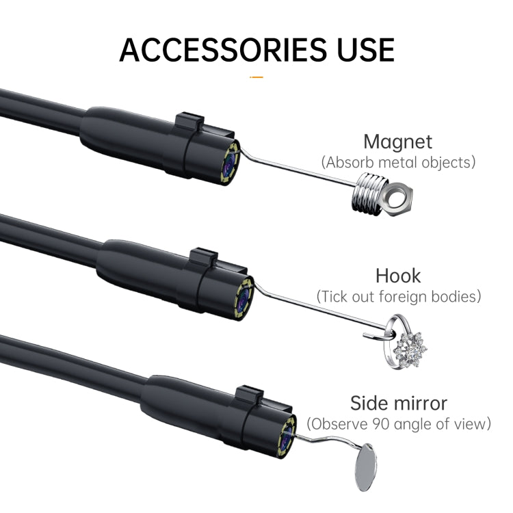 P200 5.5mm Front Lenses Integrated Industrial Pipeline Endoscope with 4.3 inch Screen, Spec:15m Tube -  by buy2fix | Online Shopping UK | buy2fix