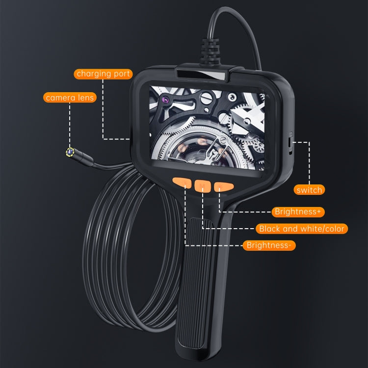 P200 8mm Side Lenses Integrated Industrial Pipeline Endoscope with 4.3 inch Screen, Spec:50m Tube -  by buy2fix | Online Shopping UK | buy2fix