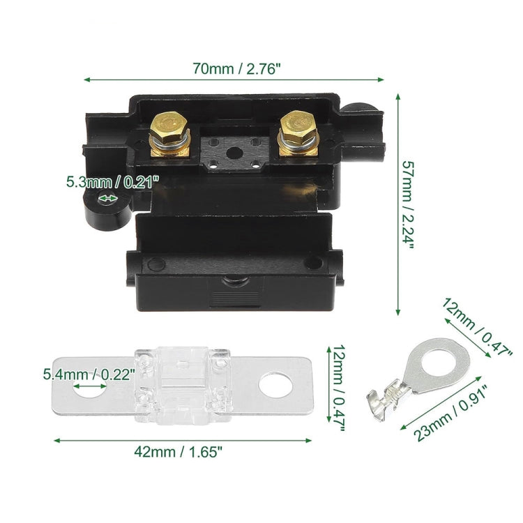 6 in 1 For Dual Battery Systems ANS Car Fuse Holder Fuse Box Kit, Current:120A - Fuse by buy2fix | Online Shopping UK | buy2fix