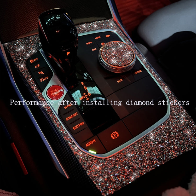 For Ford Mustang 2009-2013 2pcs Car Reading Light Diamond Decoration Sticker, Left Hand Drive - Car Interior Mouldings by buy2fix | Online Shopping UK | buy2fix