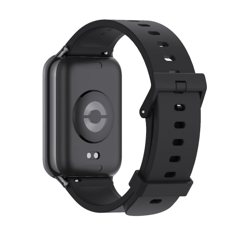 For Xiaomi Smart Band 9 Pro / 8 Pro Mijobs Silicone Breathable Watch Band(Black) - Watch Bands by MIJOBS | Online Shopping UK | buy2fix