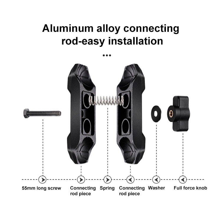 RUIGPRO Crab Clamp Action Camera Bracket 3-claw Ball Head Mount with Rod - Holder by RUIGPRO | Online Shopping UK | buy2fix