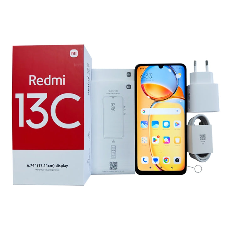 Xiaomi Redmi 13C Global, 8GB+256GB, 6.74 inch MIUI 14 MediaTek Helio G85 Octa Core 2.0GHz, Network: 4G(Black) - Xiaomi Redmi by Xiaomi | Online Shopping UK | buy2fix