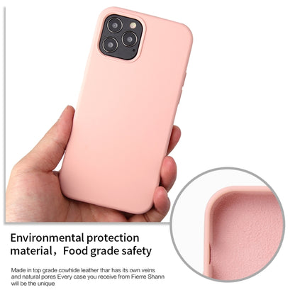 For iPhone 12 Pro Max Solid Color Liquid Silicone Shockproof Protective Case(Matcha Green) - Apple Accessories by buy2fix | Online Shopping UK | buy2fix