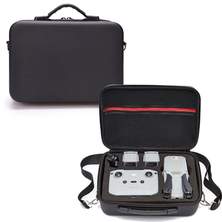 For DJI Mavic Air 2 Portable PU Shoulder Storage Bag Protective Box(Black) - Carry Cases & Bags by buy2fix | Online Shopping UK | buy2fix