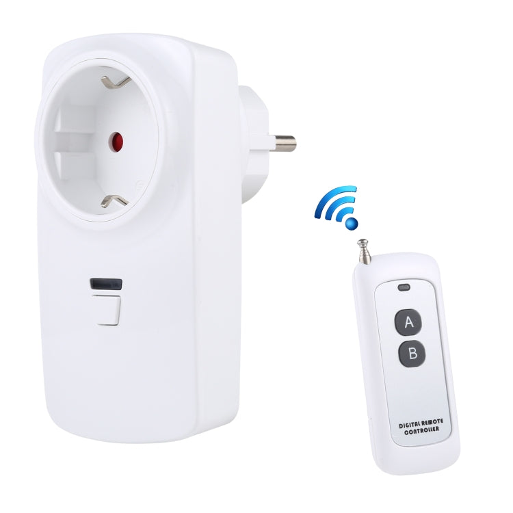 AK-DL220 220V Smart Wireless Remote Control Socket with Remote Control, Plug Type:EU Plug - Consumer Electronics by buy2fix | Online Shopping UK | buy2fix