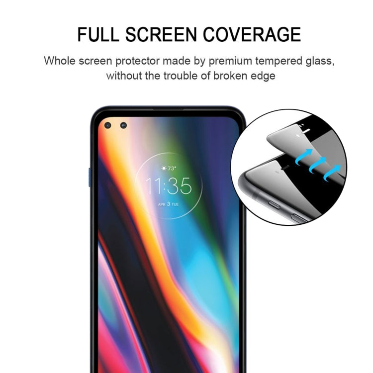 For Motorola Moto G 5G Plus Full Glue Full Screen Tempered Glass Film - Motorola Tempered Glass by buy2fix | Online Shopping UK | buy2fix