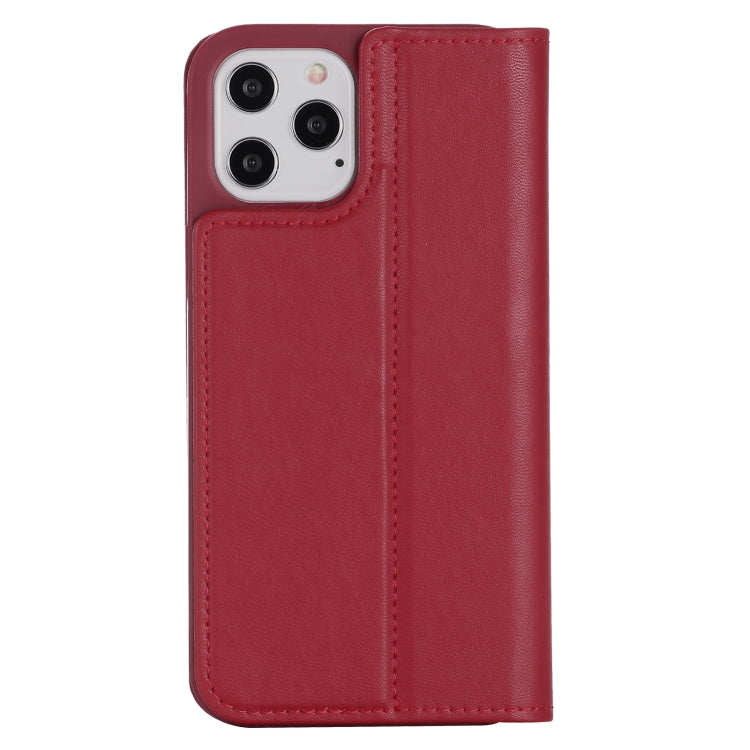 For iPhone 12 mini GEBEI PU+TPU Horizontal Flip Protective Case with Holder & Card Slots (Red) - iPhone 12 mini Cases by GEBEI | Online Shopping UK | buy2fix