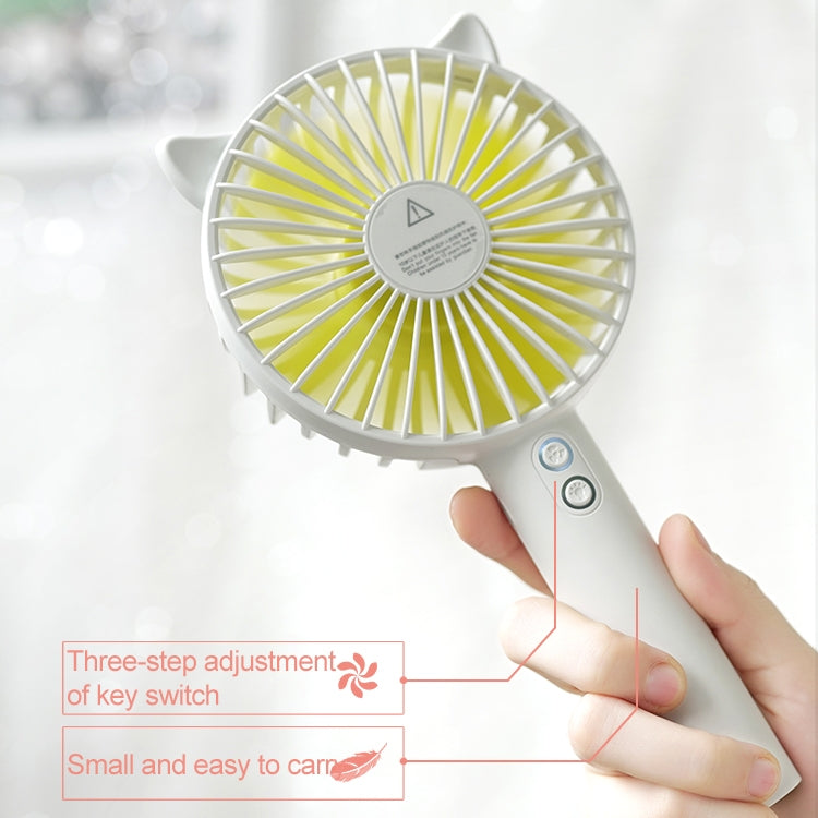 N10 Multi-function Handheld Desktop Holder Electric Fan, with 3 Speed Control (White) - Electric Fans by buy2fix | Online Shopping UK | buy2fix