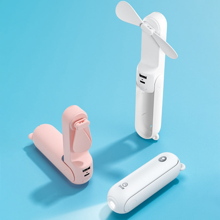 Xiaomi Youpin JISULIFE F8 Multifunctional Mini Fan Handheld Folding Fan(White) - Electric Fans by Xiaomi | Online Shopping UK | buy2fix