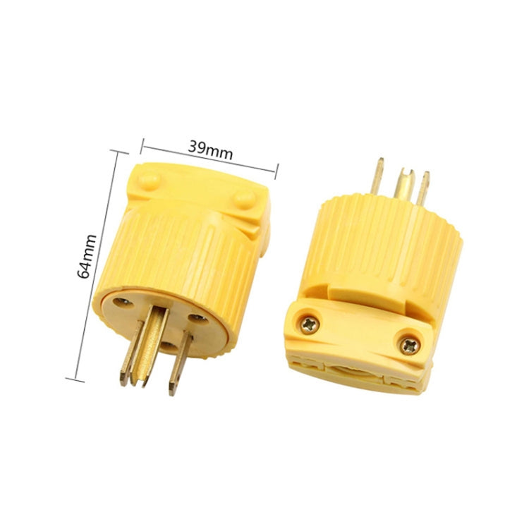 5-15P 125V Detachable Plug Adapter 15A Tripolar Power Adapter, US Plug - Consumer Electronics by buy2fix | Online Shopping UK | buy2fix