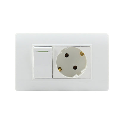 118 Type PC Power Socket with Switch, EU Plug - Consumer Electronics by buy2fix | Online Shopping UK | buy2fix