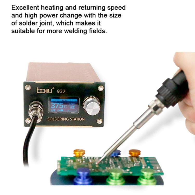 BAKU BA-937 LCD Digital Display Soldering Iron Welding Station Set, US Plug - Home & Garden by BAKU | Online Shopping UK | buy2fix