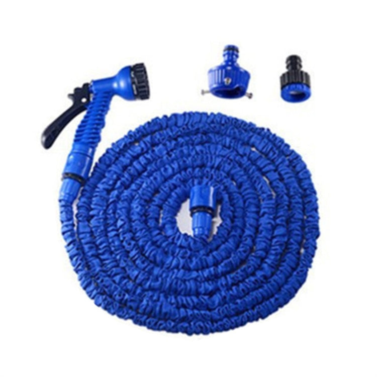 15-45m Telescopic Pipe Expandable Magic Flexible Garden Watering Hose with Spray Gun Set (Blue) - Watering & Irrigation by buy2fix | Online Shopping UK | buy2fix