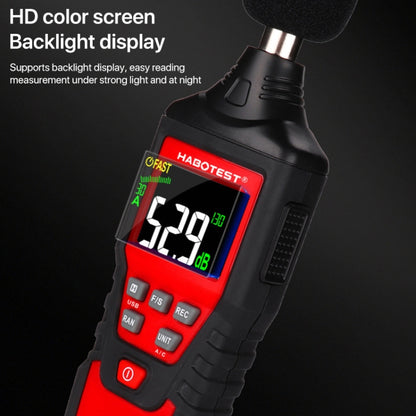 HABOTEST HT622B Household High Precision Digital Sound Level Meter - Light & Sound Meter by HABOTEST | Online Shopping UK | buy2fix