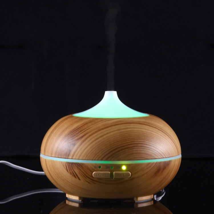 10W 150mL Wood Grain Aromatherapy Air Purifier Humidifier with LED Light for Office / Home Room(Brown) - Home & Garden by buy2fix | Online Shopping UK | buy2fix