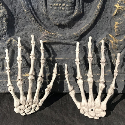 One Pair Halloween Skeleton Hands Haunted House Decoration Props, Size: 15.5 x 10cm - Home & Garden by buy2fix | Online Shopping UK | buy2fix