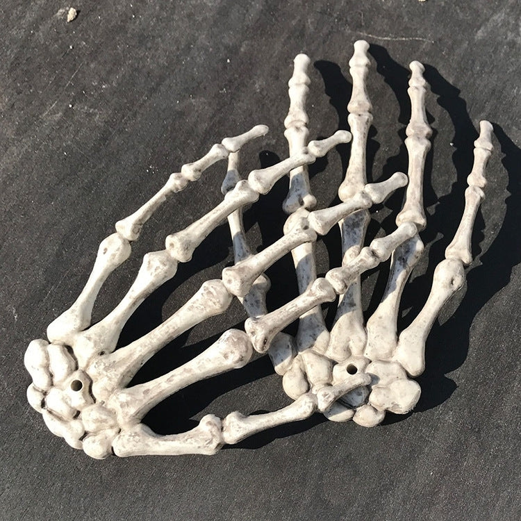 One Pair Halloween Skeleton Hands Haunted House Decoration Props, Size: 15.5 x 10cm - Home & Garden by buy2fix | Online Shopping UK | buy2fix