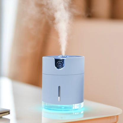 WT-H16 USB Charging Water Pattern Atomizing Humidifier with Colorful Night Lights, Water Tank Capacity: 300mL (Blue) - Home & Garden by buy2fix | Online Shopping UK | buy2fix