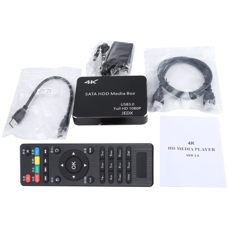 X8 UHD 4K Android 4.4.2 Media Player TV Box wtih Remote Control, RK3229 Quad Core up to 1.5GHz, RAM: 1GB, ROM: 8GB, Support WiFi, USB 3.0, HD Media Interface, TF Card, US Plug -  by buy2fix | Online Shopping UK | buy2fix