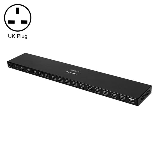 Measy SPH116 1 to 16 4K HDMI 1080P Switch Simultaneous Display Spliter(UK Plug) - Switch by Measy | Online Shopping UK | buy2fix