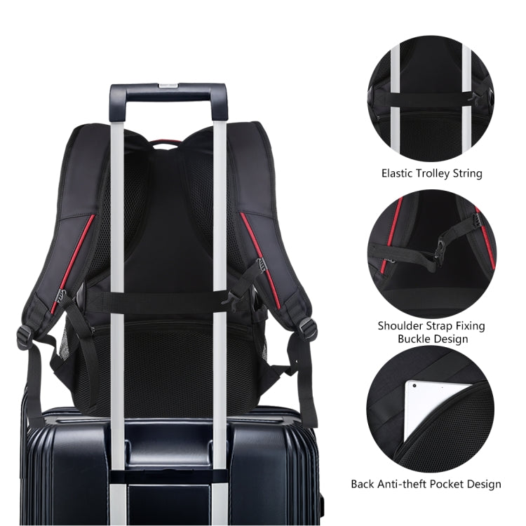 HAWEEL Foldable Removable Outdoor Portable Dual Shoulders Laptop Backpack(Black) -  by HAWEEL | Online Shopping UK | buy2fix