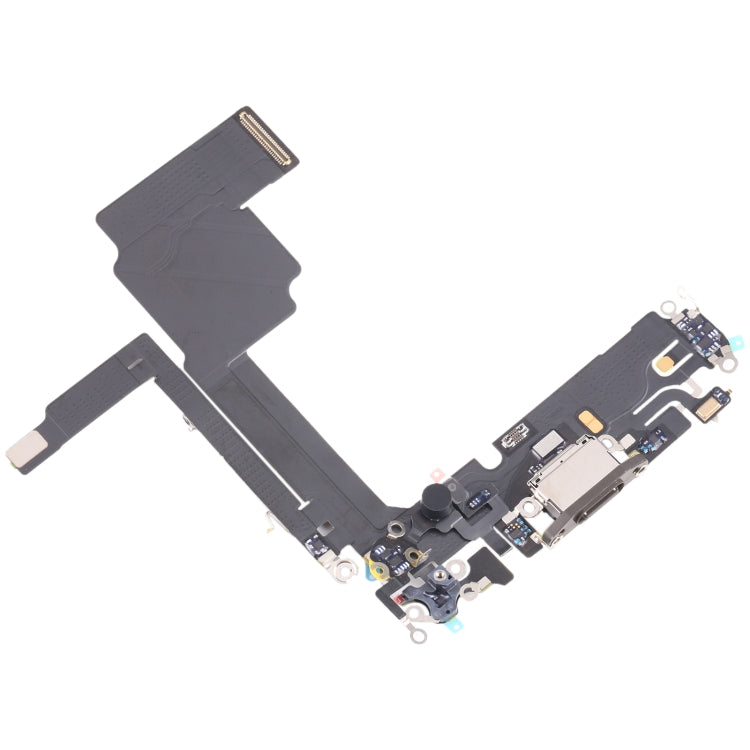 For iPhone 15 Pro Original Charging Port Flex Cable (Titanium Color) -  by buy2fix | Online Shopping UK | buy2fix