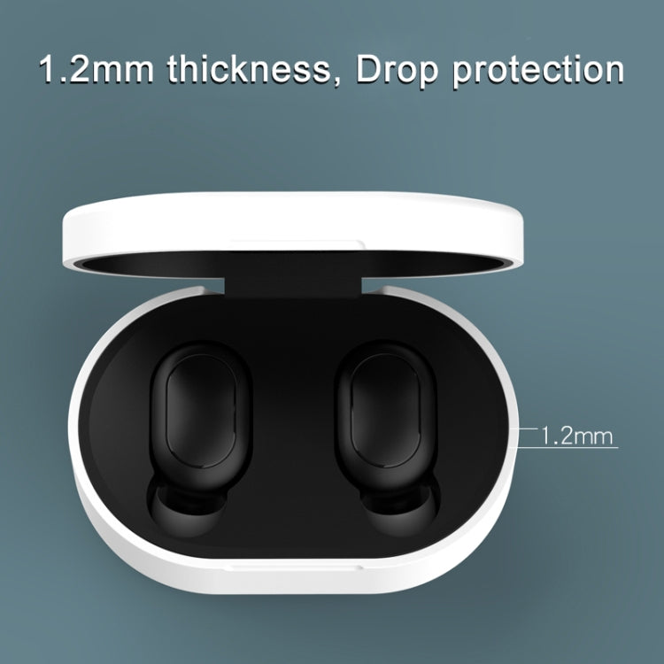 Silicone Charging Box Protective Case for Xiaomi Redmi AirDots / AirDots S / AirDots 2(White) - Xiaomi Earphone Case by buy2fix | Online Shopping UK | buy2fix