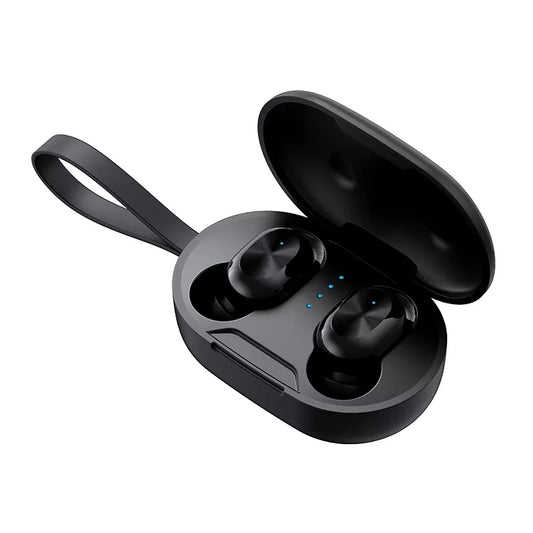 ETE-15 Waterproof Bluetooth 5.0 Binaural Touch Control TWS Wireless Earphones (Black) - TWS Earphone by buy2fix | Online Shopping UK | buy2fix