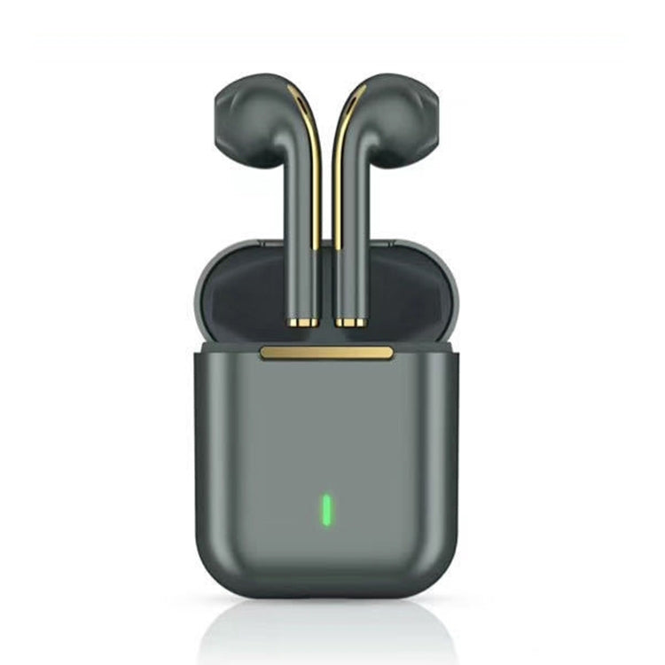 J18 Bluetooth 5.0 TWS Wireless Binaural Bluetooth Earphone with Charging Box(Green) - TWS Earphone by buy2fix | Online Shopping UK | buy2fix