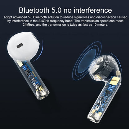 Pro 8 In-ear Touch Digital Display TWS Mini Wireless Bluetooth Earphone (White) - TWS Earphone by buy2fix | Online Shopping UK | buy2fix