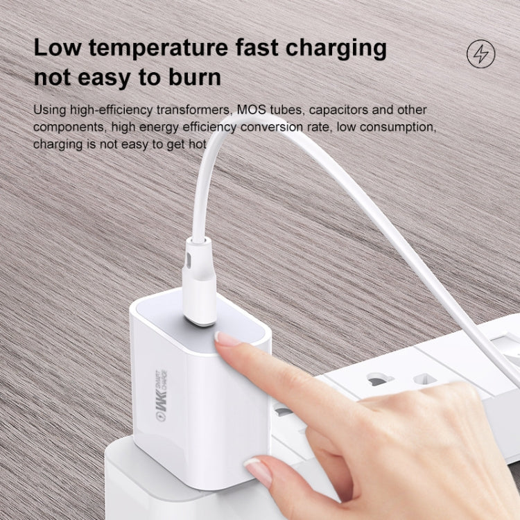 WK WP-U69a 2.0A Speed Mini USB Charger + USB to Type-C / USB-C Data Cable, Plug Type: US Plug - USB Charger by WK | Online Shopping UK | buy2fix