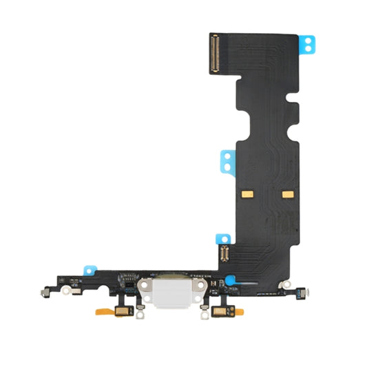 Charging Port Flex Cable for iPhone 8 Plus (White) - Flex Cable by buy2fix | Online Shopping UK | buy2fix
