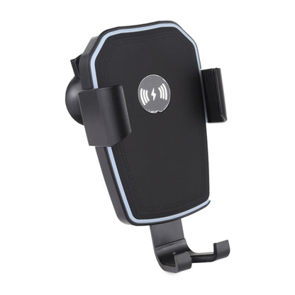 K81 10W QI Universal Rotating Gravity Induction Car Wireless Charging Mobile Phone Holder with Suction Cup - In Car by buy2fix | Online Shopping UK | buy2fix